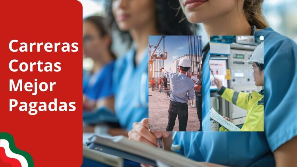 Carreras cortas mejor pagadas en México