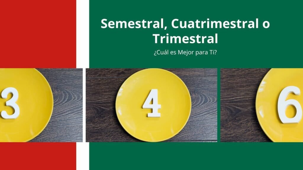 Sistema semestral, cuatrimestral o trimestral: ¿Cuál es mejor?