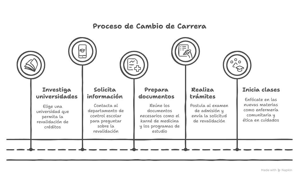 Pasos para el Cambio de Carrera